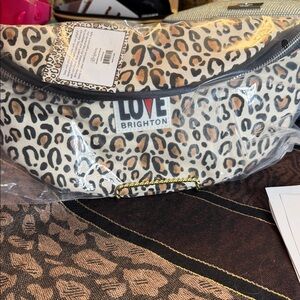 Brighton Love Leopard Print Crossbody Bag